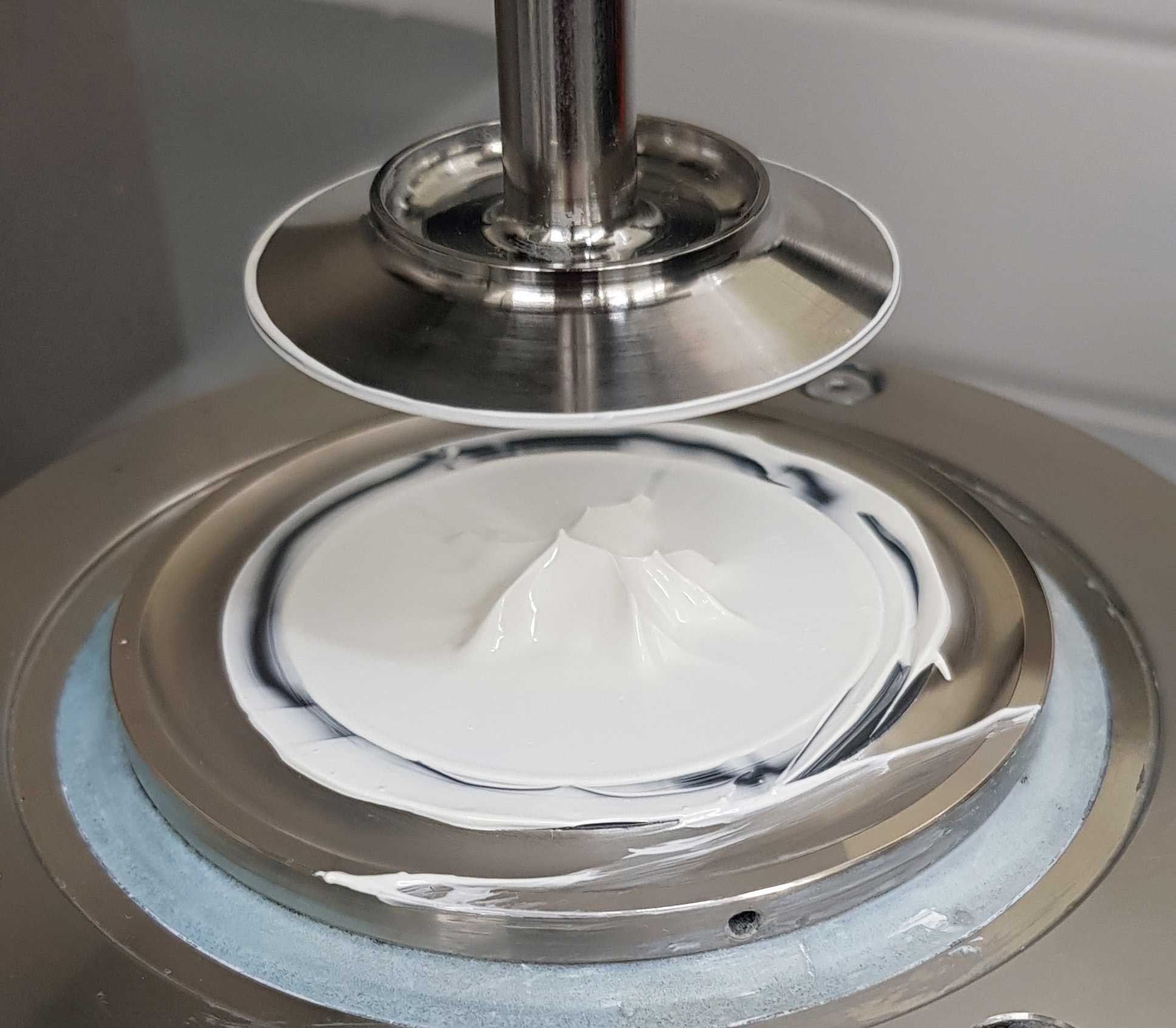 White color on machine to test
