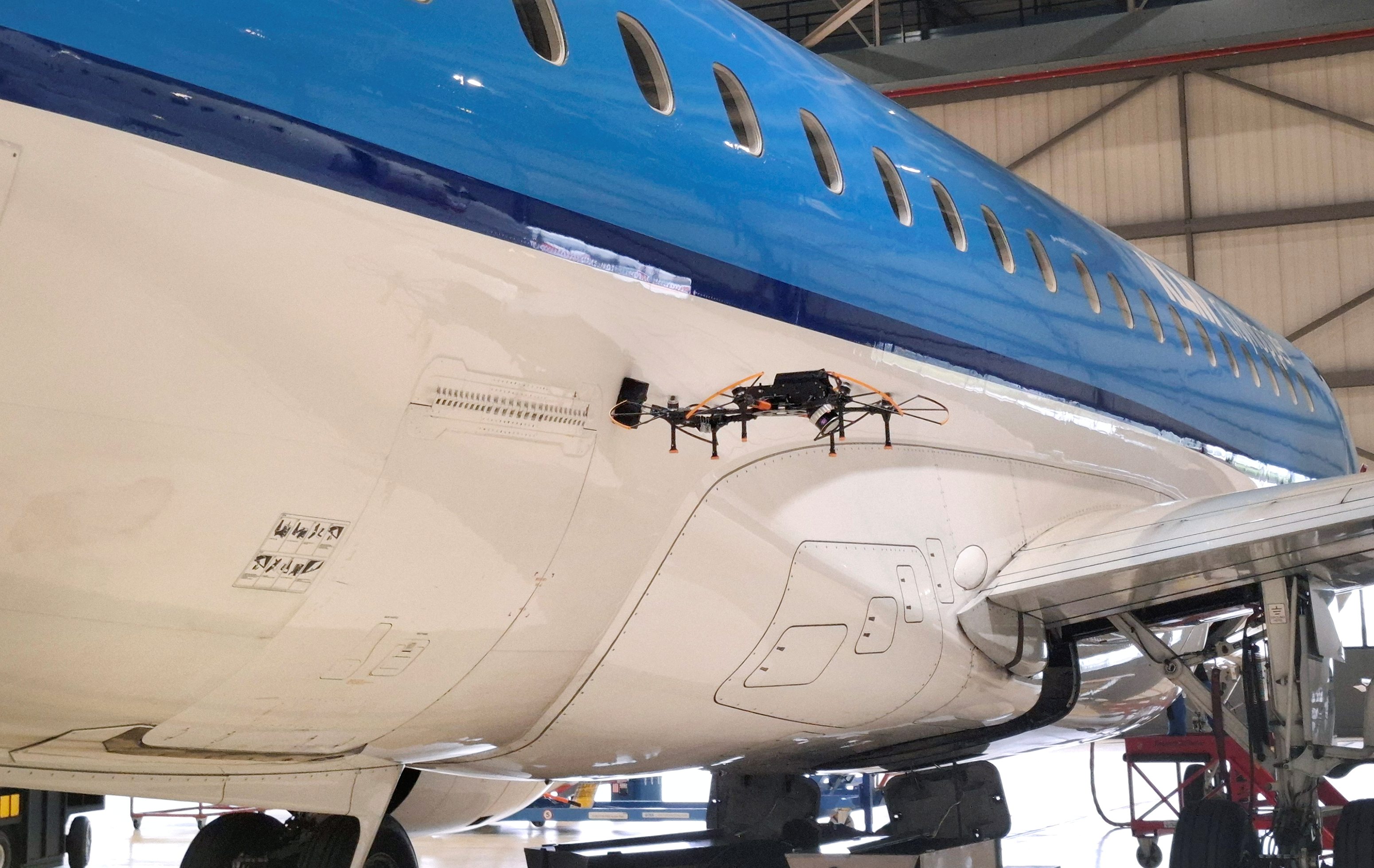 AkzoNobel’s new drone inspection tool lifts aircraft paint maintenance to next level